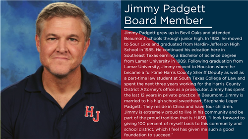 Jimmy Padgett - Board Member